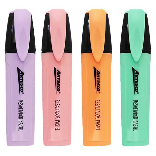 Resaltador Artesco Colores Pastel