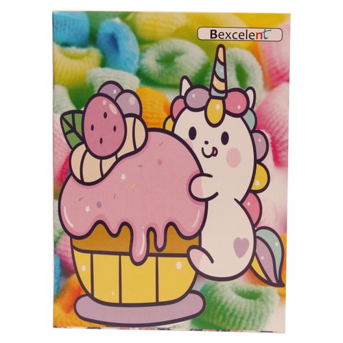 Cuaderno Conquistador Bexcelent Pequeno  Engrapado Rayado- 100 Hojas