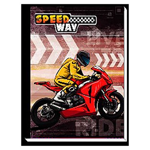 Cuaderno Conquistador Rayado Cosido- 200 Hojas