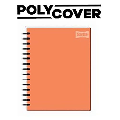 Cuaderno Scribe Espiral Polycover Cuadernoro 24p- 100 Hojas