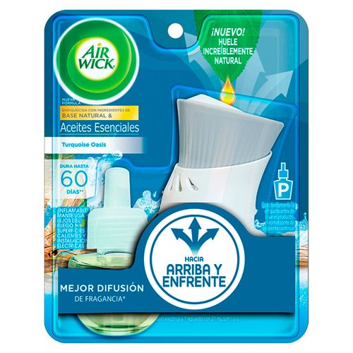 Electro Aparato Airwick Turquoise Mas Repuesto 21 ml
