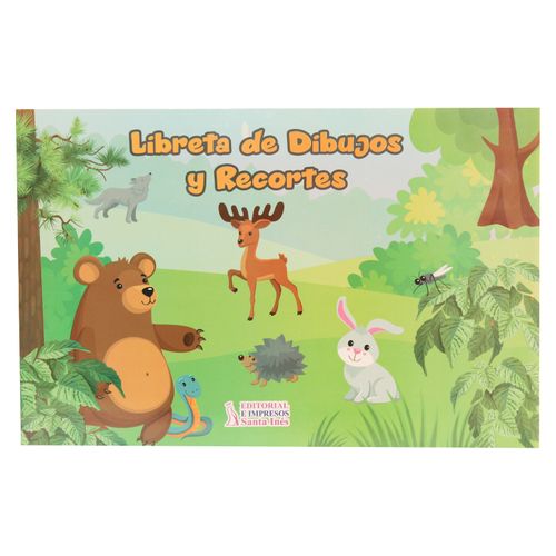 Libreta Hispasa Dibujo Y Recortes 1 Und