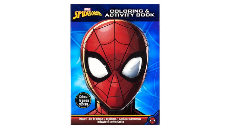 Libro De Actividades Para Colorear Spiderman