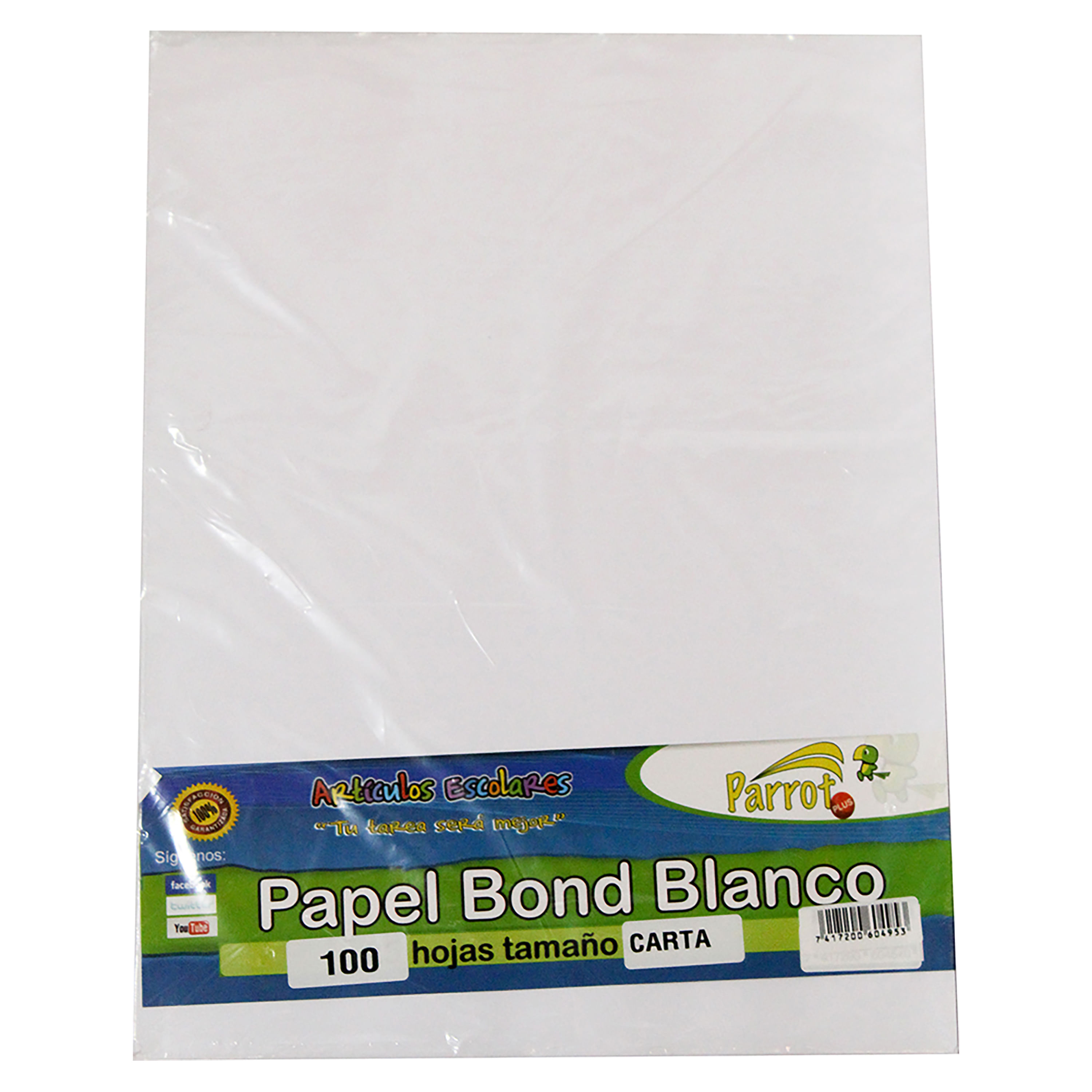 Grabar Silenciosamente He reconocido Comprar Hojas Blancas Bond Tamano Carta | Walmart El Salvador
