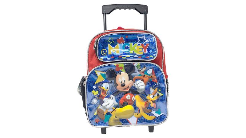 Mochila de Mickey y sus Amigos para niños, paquete de mochila escolar de  Mickey con mochila de Mickey y Minnie de 16 pulgadas, calcomanías de  Mickey