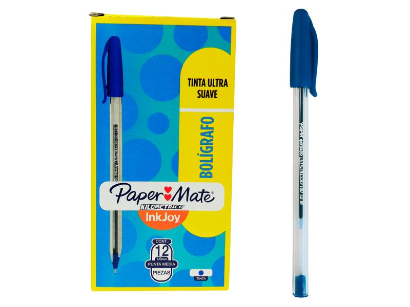 Lapicero-Papermate-Inkjoy-Azul-Cj12-1-3016