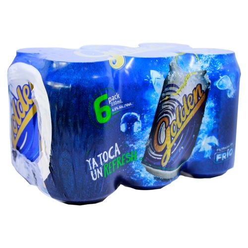 Cerveza Golden Lata 6 Pack 1980 ml