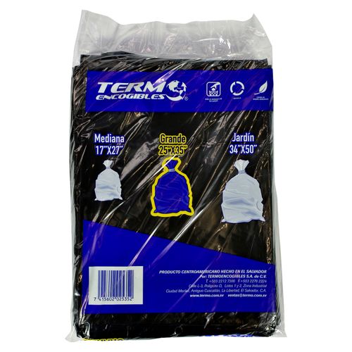 Bolsa Termo 25X35 Negra Grande