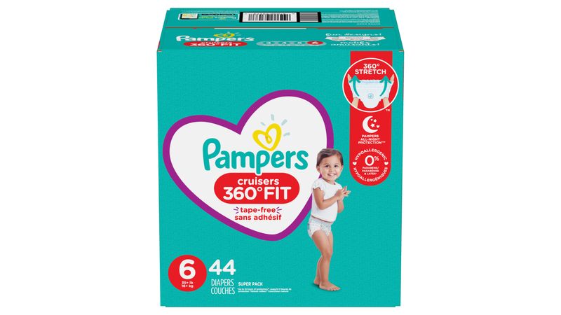 Pampers Pañales Cruisers Talla 6 / 86 Unidades, Bebé