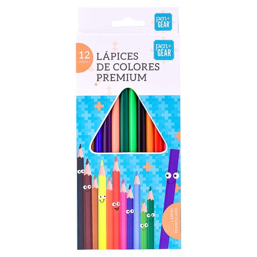 Lapices De Color Pen Gear-12 Piezas
