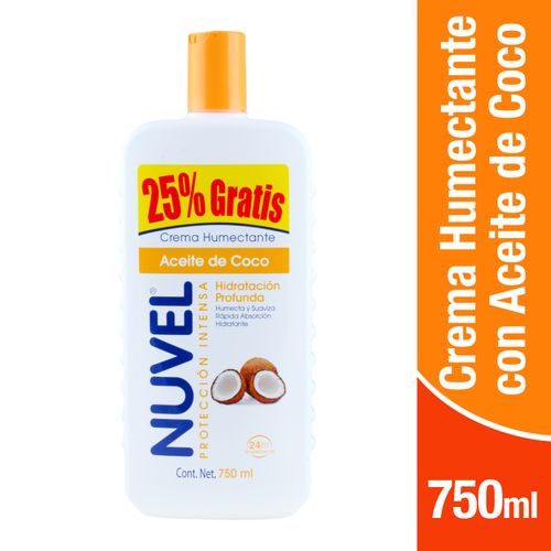 Nuvel Crema Coco 620 ml Mas 25 Porciento