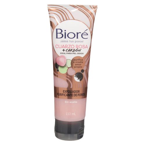 Biore Exfoliador Purificador Cuarzo Rosa