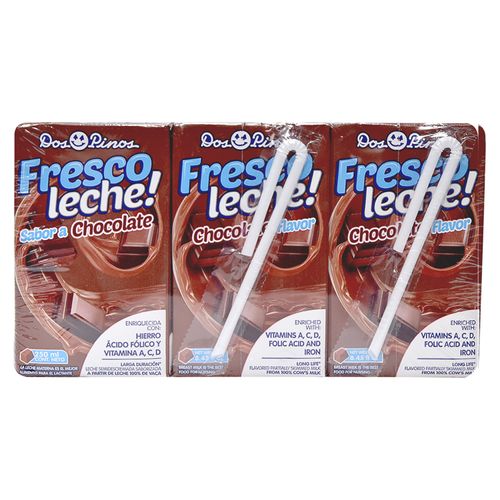 6 Pack Fresco Leche Dos Pinos Chocolate - 250 ml