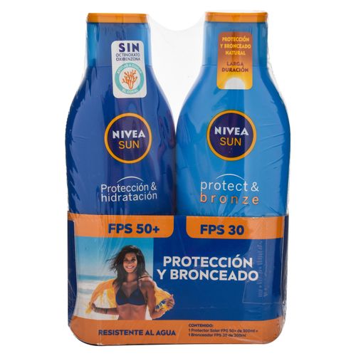 Pack Nsun Ltn Spf50 200 ml Mas Prtt Brn