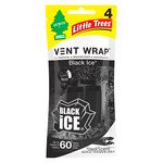 Little-Tree-Aromatizante-Car-Freshner-Vent-Wrap-Blac-Ice-4Pack-1-4887