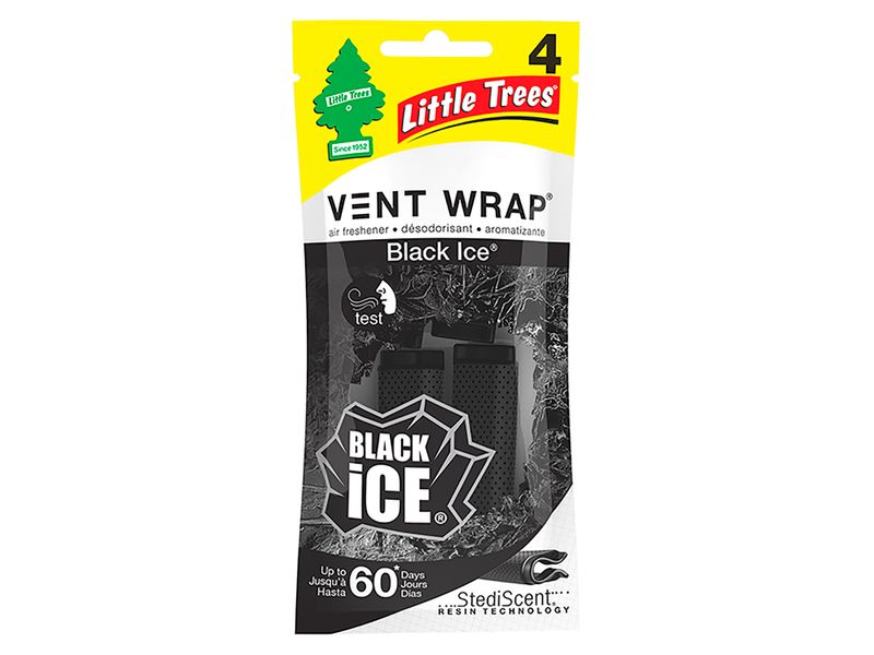 Little-Tree-Aromatizante-Car-Freshner-Vent-Wrap-Blac-Ice-4Pack-1-4887