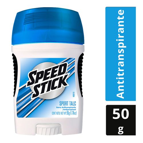 Desodorante Antitranspirante Speed Stick Sport Talc Barra 50 g