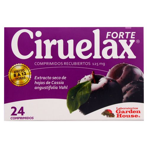 Grageas Ciruelax Forte 24 Uds - 125 mg