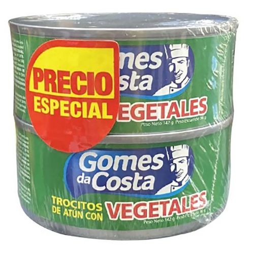 Atún Vegetales Gomez De Costa  2Pk 284g
