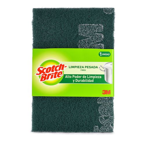 Fibra Verde Limpieza Pesada Scotch-Brite X 1 Und