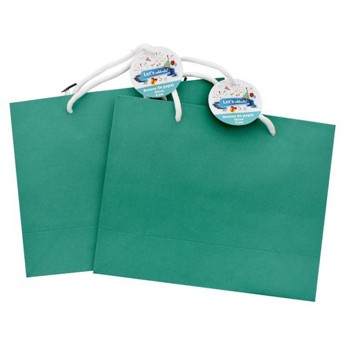 2 Pack Bolsas De Papel Para Regalo Peque