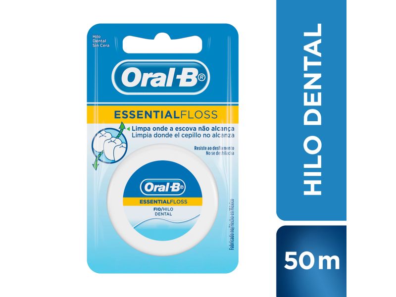 Hilo-Dental-Oral-B-Essential-Floss-Con-Cera-Sin-Menta-50M-1-4469