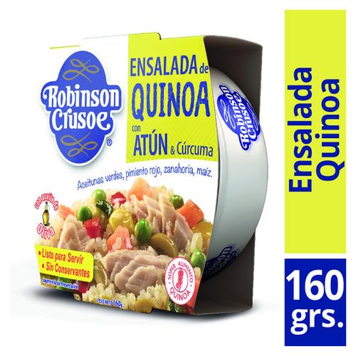 Ensalada De Quinoa Con Atún Y Curcuma
