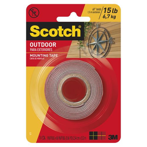 Cinta de Montaje Scotch para Exteriores 2.54 cm x 1.52 m