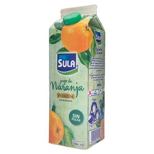 Jugo Sula Naranja Sin Pulpa 946 ml