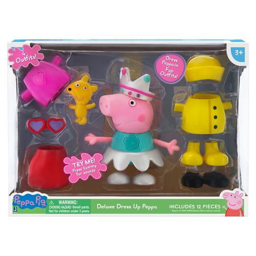 Peppa Pig Con Sonido y Ropa