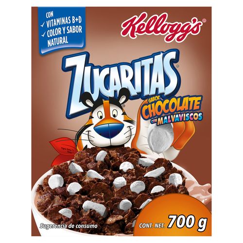 Cereal Kellogg's® Zucaritas® Sabor Chocolate con Malvaviscos 700gr