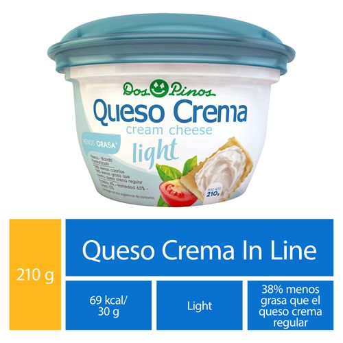 Queso Crema In Line Dos Pinos 210 Gr