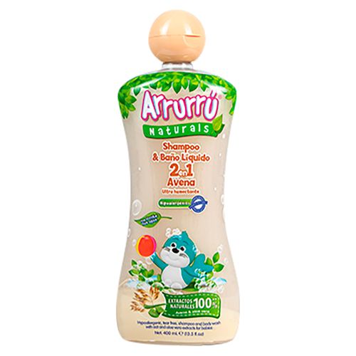 Shampoo Arrurru 2En1 Avena 400 Ml