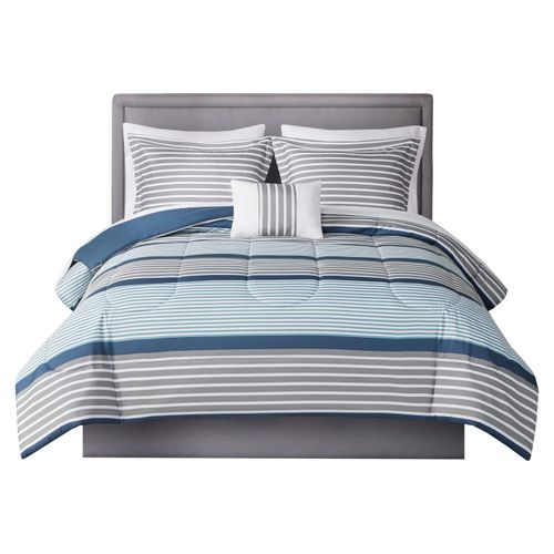 Edredón 8Pzs Biab Full Azul