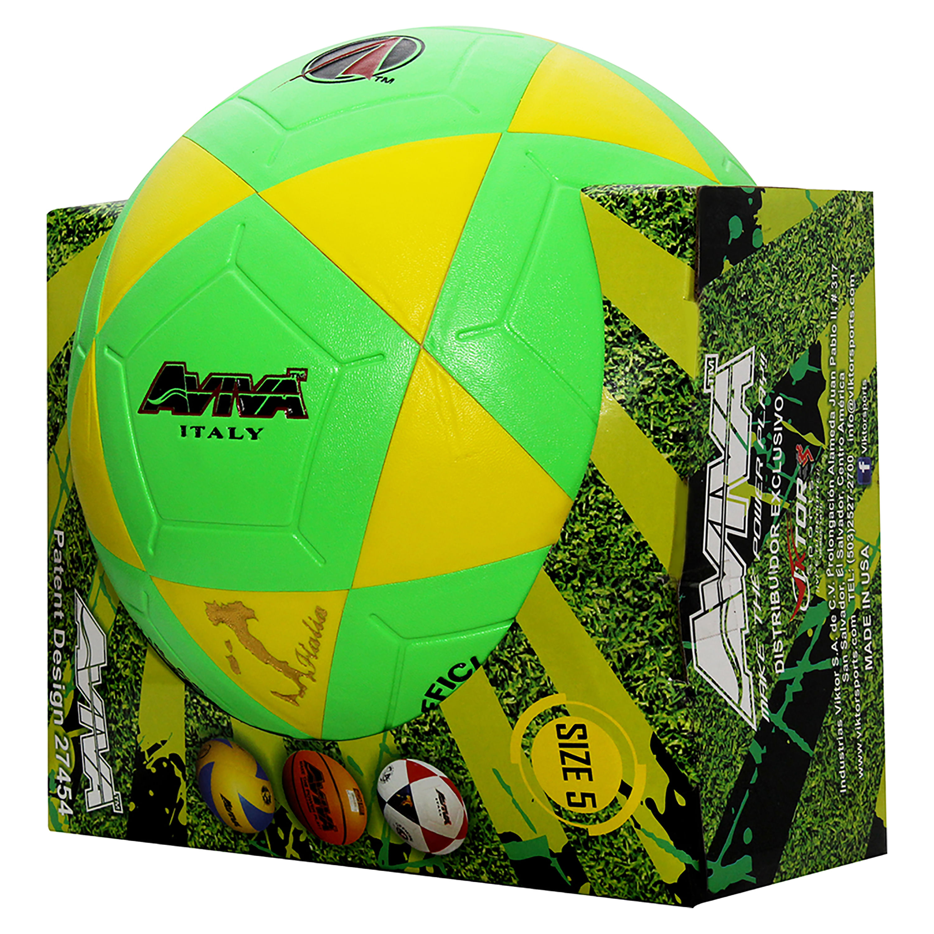 Comprar Pelota Futbol De Cuero Aviva 5 | Walmart El Salvador - Walmart |  Compra en línea