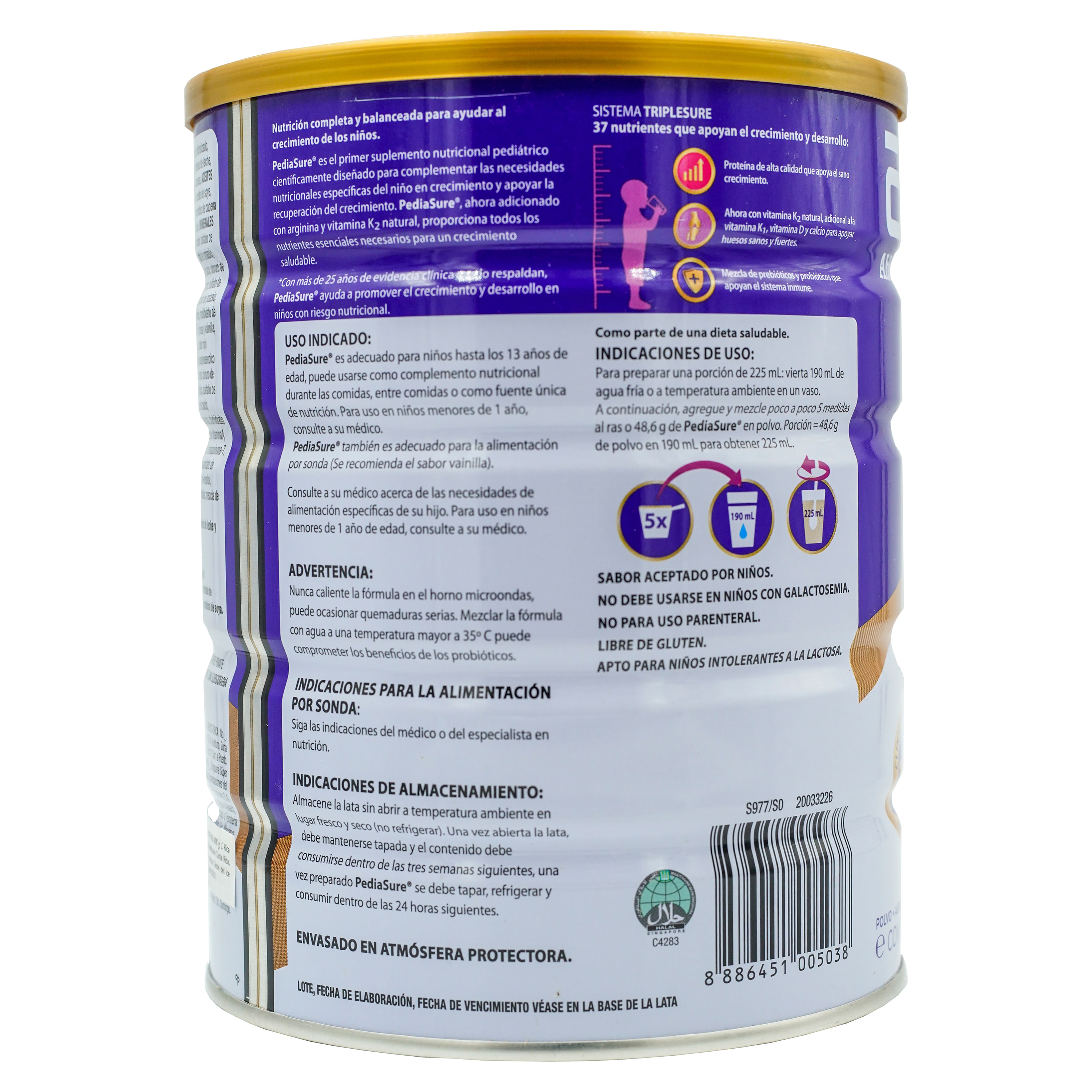 Comprar Fórmula Nutricional Pediasure® Sabor Vainilla - 900g