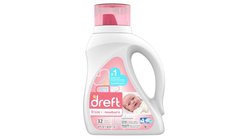 Detergente Líquido Dreft Etapa 1 Bebé Recién Nacido - 1.47Lt