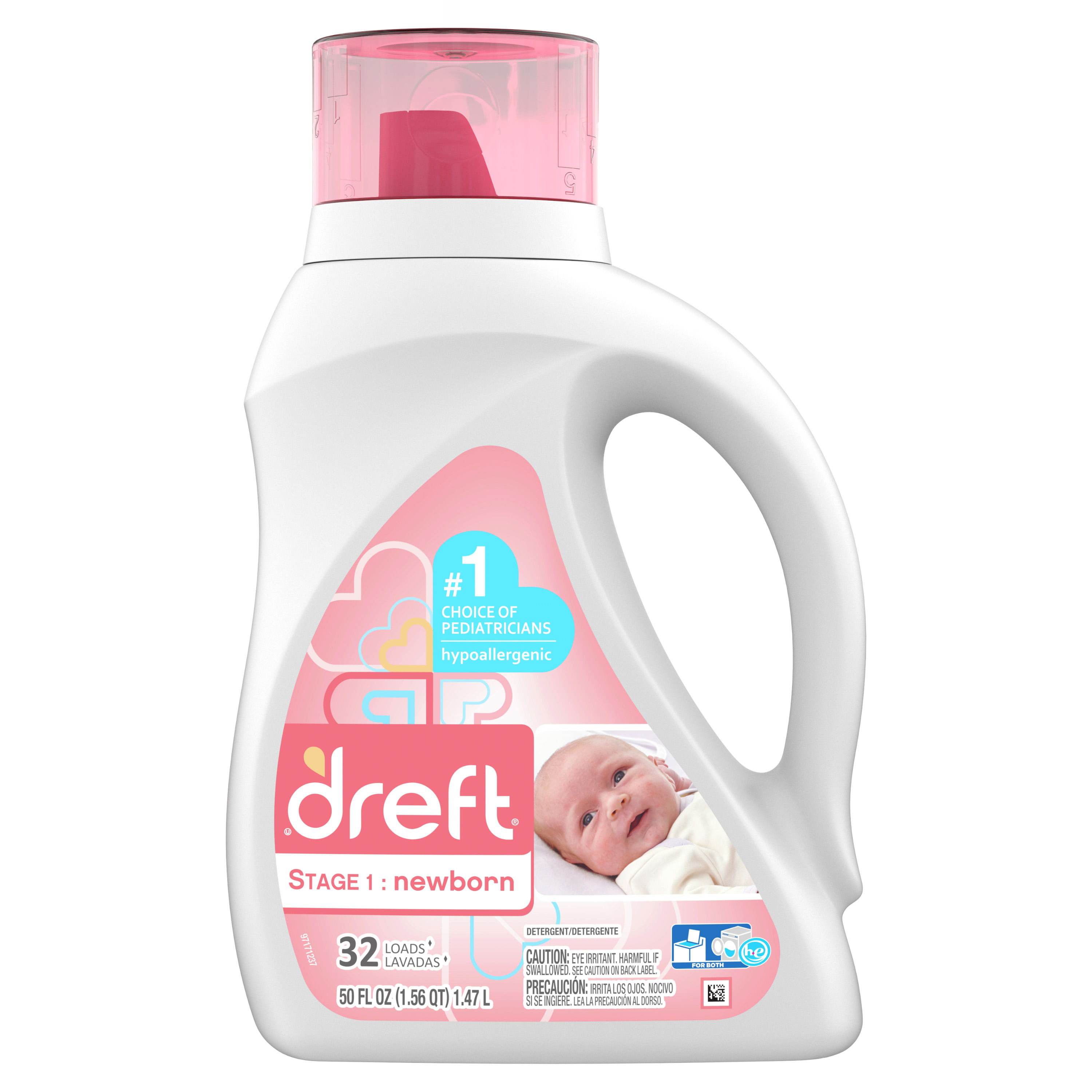 el propósito boleto Recitar Detergente Líquido Dreft Etapa 1 Bebé Recién Nacido - 1.47Lt