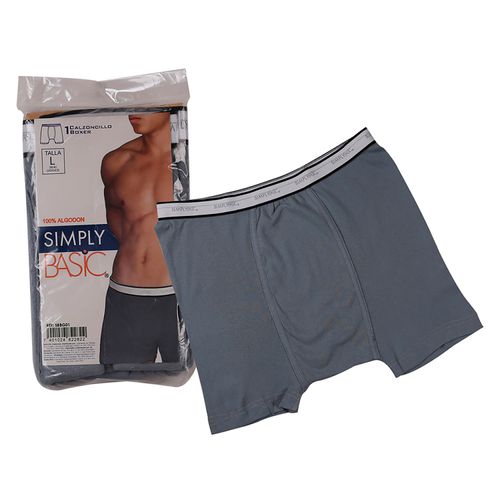 Boxer Simply Basic Caballero Gris T S