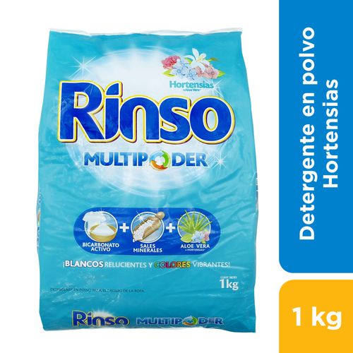 Detergente Rinso Hort Flores Blancas - 1000gr