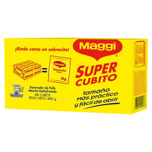 Sazonador Super Cubito MAGGI 10 g 48 Unidades