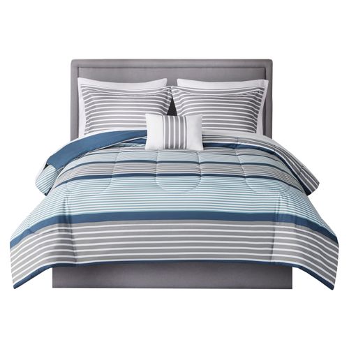 Edredón 8Pzs Biab Queen Azul