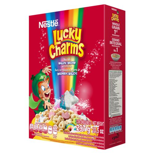 Nestle Lucky Charms® Con Malvaviscos Cereal 297G Caja