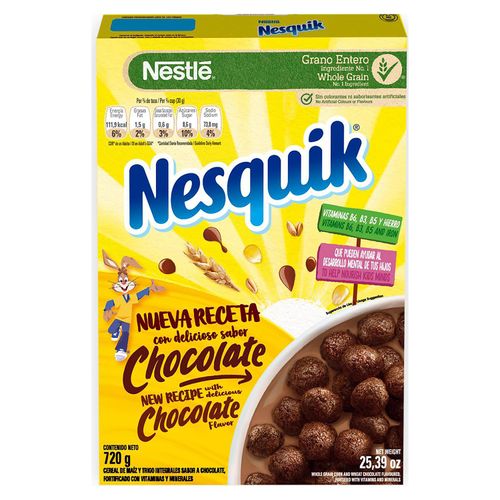 Nestle Nesquik® Chocolate Cereal 720 g Caja