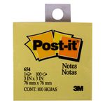 Post-it-Notas-Adhesivas-654-Color-Amarillo-76-mm-x-76-mm-1-11322