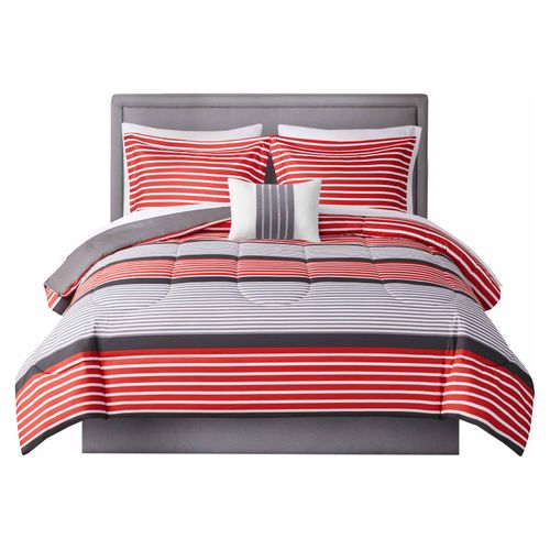Edredón 8Pzs Biab Queen Rojo