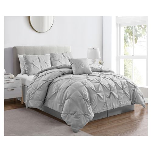 Set Edredón Pt Gris 5 Pzs Full