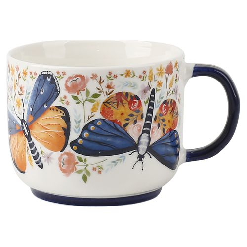 Taza De Porcelana 400 ml Con Disenios