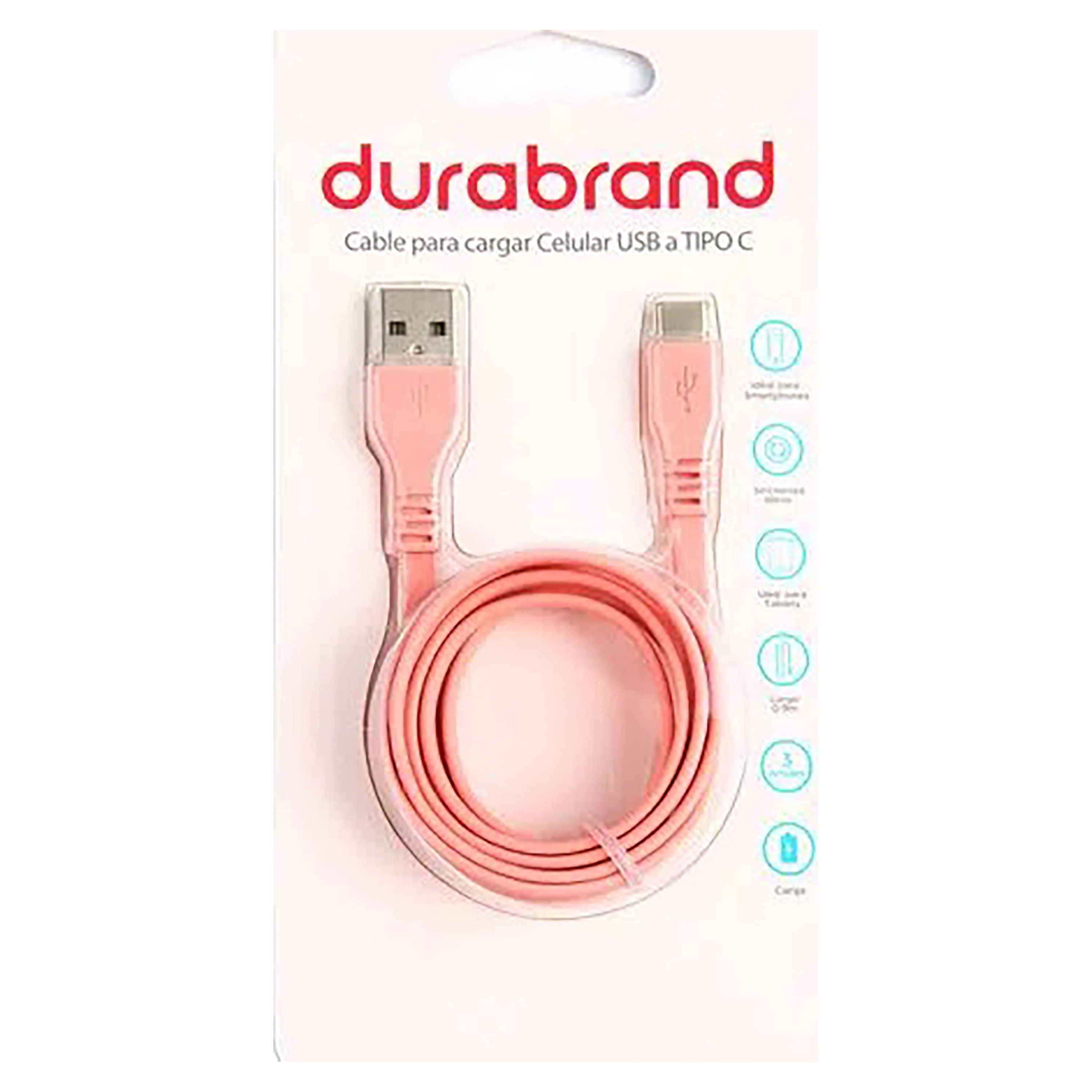 Durabrand-Cable-Tipo-C-3-Pies-Rosado-1-23481