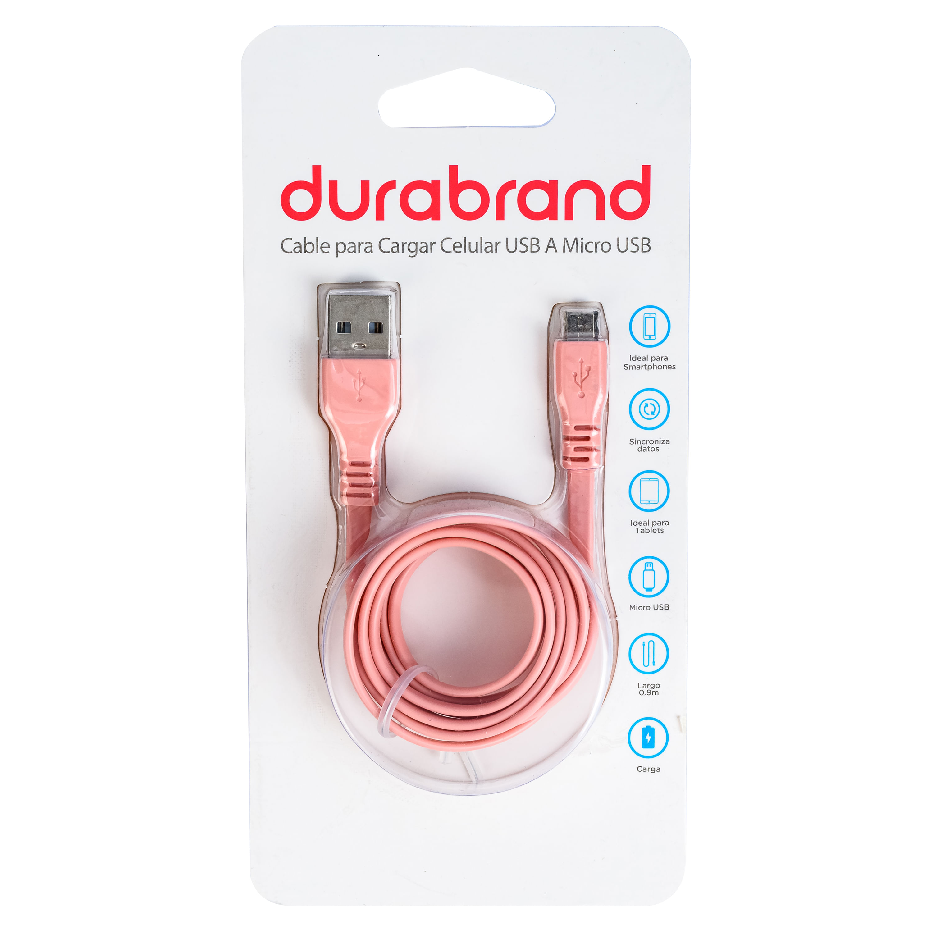 Durabrand-Cable-Usb-3-Pies-Rosado-1-23478